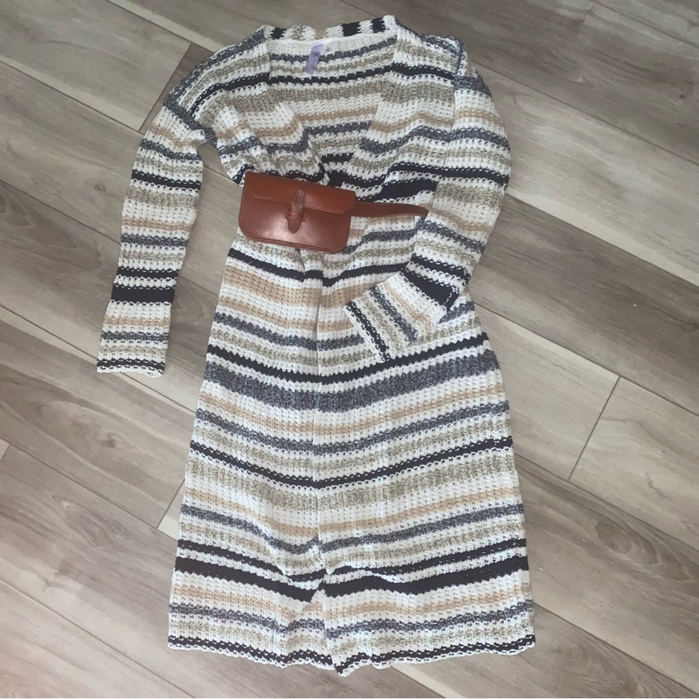 Long cardigan duster